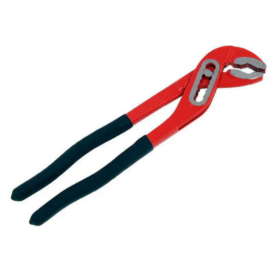 Water pump pliers 250 mm – slim jaw, 7 positions - orange with black 