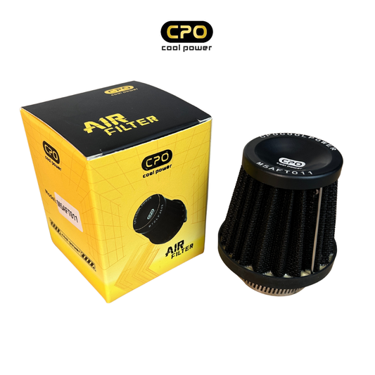 CPO air filter black - choice of 35mm and 46mm connection 