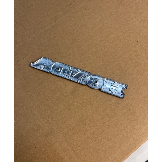 Honda Bild mit zwei Löchern für Schrauben - neu ohne Verpackung 