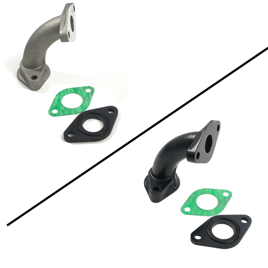 Einlassstück / Ansaugkrümmer mit Isolator und Dichtung 16mm altes Modell Dax 
