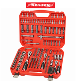 Neilsen - 192-piece socket set – 1/4", 3/8" & 1/2" (Super Lock & E-type) 