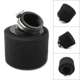Angled Foam Luchtfilter zwart met montageklem - 35,38,42 en 48mm