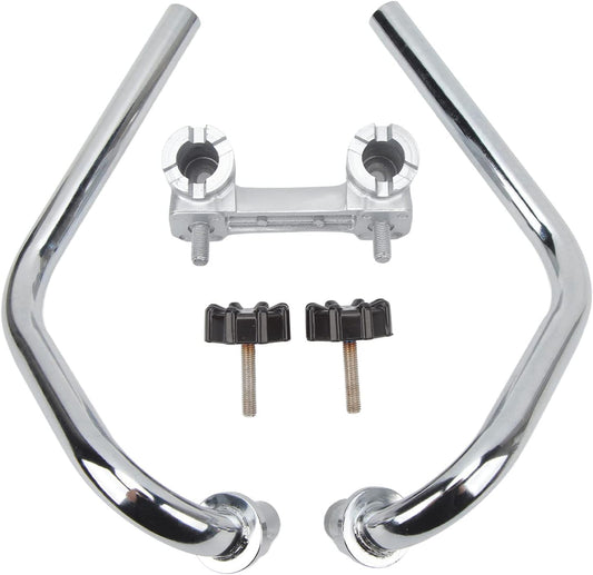 Ensemble de direction de type original - Argent / Chrome pour Honda, Skyteam, Zhenua,... Dax 