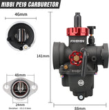 Nibbi PE19mm racing carburetor for 4-stroke engines Dax - Monkey - Skyteam - Cub 