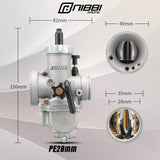 Nibbi Racing PE28mm Carburetor – Flange Mounting (4-stroke) 