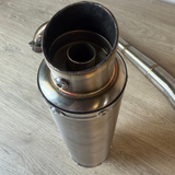 Dax low-mount exhaust with damage to the pipe (see photos)