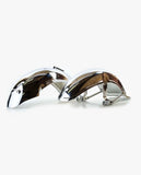 Garde-boues allemands look german chrome / argent Dax et Chaly 