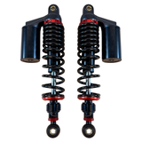 Schokbrekers / achterveren 330mm zwart & rood - instelbaar