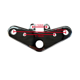 Steering plate / chrome handlebar holder for Dax forks 