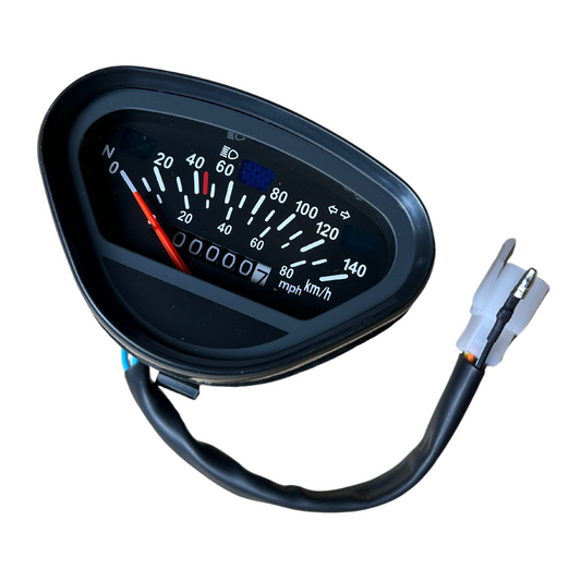 Compteur kilométrique pour Dax 140 km/h noir pour faisceau de câbles chinois 