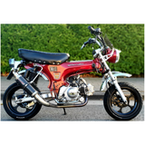 Autocollants logo emblème Honda S800 Chrome (repro) ensemble de 2 pièces 