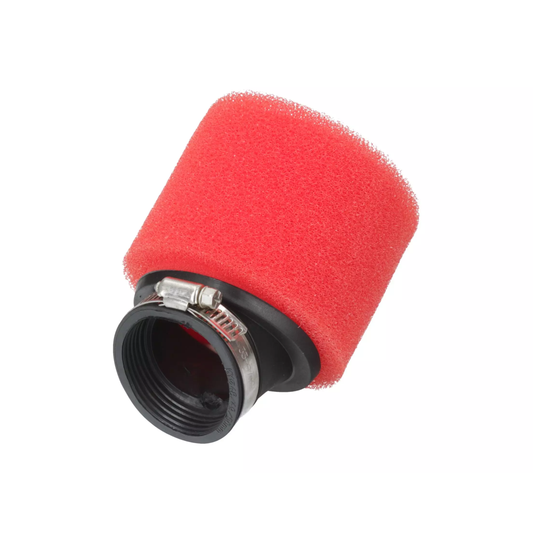 Rodefoam-Luftfilter 48 mm – gebogener Anschluss 45 Grad