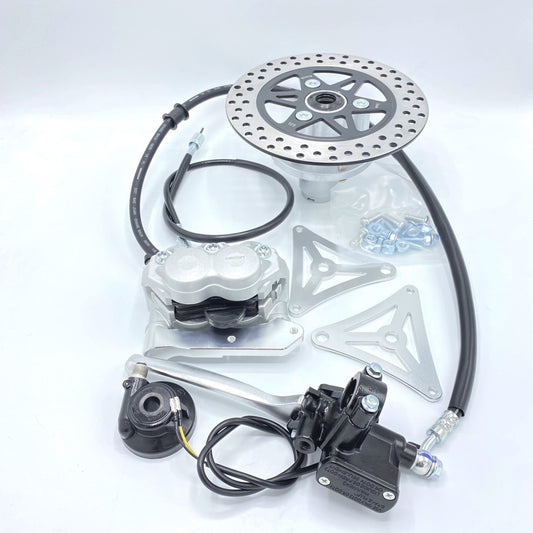 Fourche USD Dax 40mm 4 pistons noir et chrome 