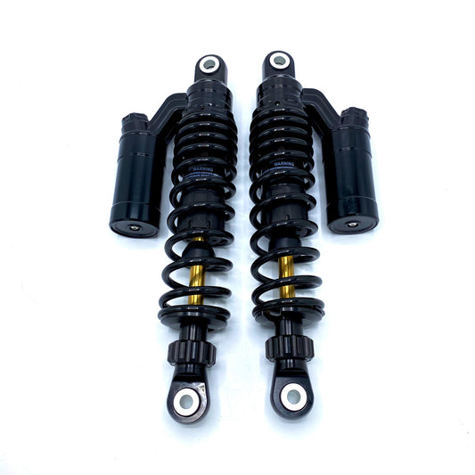 Stoßdämpfer / Hinterfedern 330mm schwarz - einstellbar 