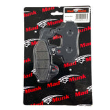 Brake pads suitable for the 2 piston brake caliper set 