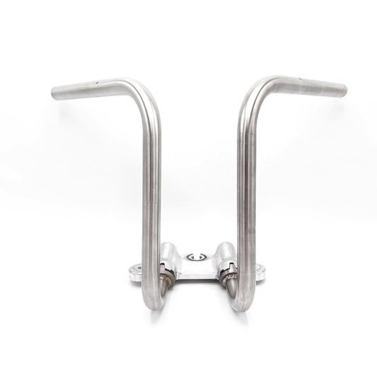 Guidon Lowrider OT pour Dax et Monkey Chrome / couleur argentée 