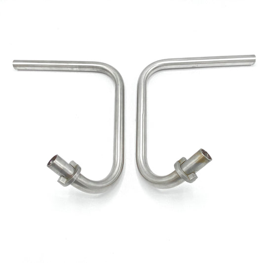 Guidon Lowrider OT pour Dax et Monkey Chrome / couleur argentée 
