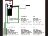Connection diagram engine block – wiring harness 