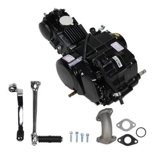 90cc Complete Engine, Black – Manual – 4 speeds, Kick Start. Dax, (88cc)