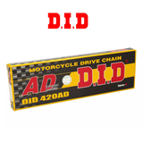 DID 420 AD ketting met 130 Schakels - voor Dax, Monkey, Pitbike en meer