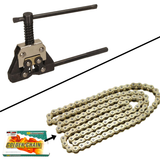 Ensemble chaîne + réducteur de chaîne - Chaîne W-Standard Copperplate (128 maillons) + Éponge de chaîne 