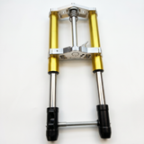 Dax Upside-down-Gabel 45 mm, goldfarben, tiefergelegtes Modell (540 mm), inklusive Zubehör