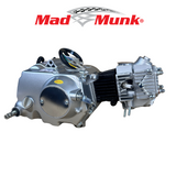 Madmunk 50cc Motorblock silber - Manuell - 4 Gänge Kickstart. Dax,. (49cc) 