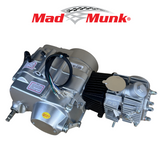 Madmunk 50cc Motorblock silber - Manuell - 4 Gänge Kickstart. Dax,. (49cc) 