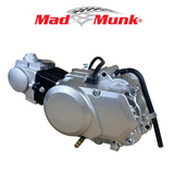 Madmunk 50cc Motorblock silber - Manuell - 4 Gänge Kickstart. Dax,. (49cc) 