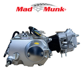 Madmunk 50cc Motorblock silber - Manuell - 4 Gänge Kickstart. Dax,. (49cc) 