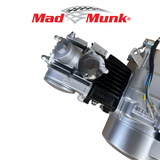 Madmunk 50cc Motorblock silber - Manuell - 4 Gänge Kickstart. Dax,. (49cc) 