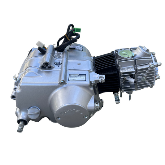 Bloc moteur Zongshen 50cc argent - Manuel - 4 Vitesses 