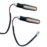 Clignotants LED / Feux de direction avec effet de défilement 2 pièces certifiées CE 