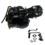 Lifan 50cc Motorblok zwart - Manueel - 4 Versnellingen kick start. Dax,. (49cc)