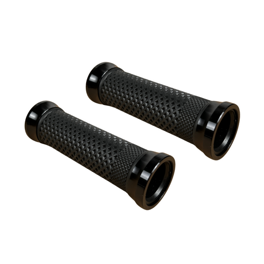 CNC-Griffe schwarz für 22mm Durchmesser Lenker. 