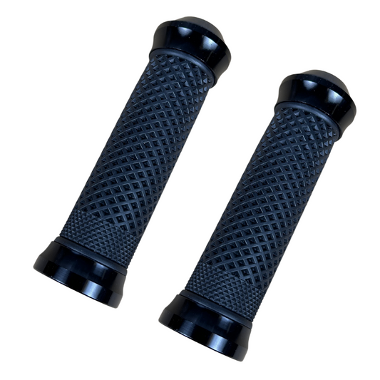 CNC-Griffe schwarz für 22mm Durchmesser Lenker. 