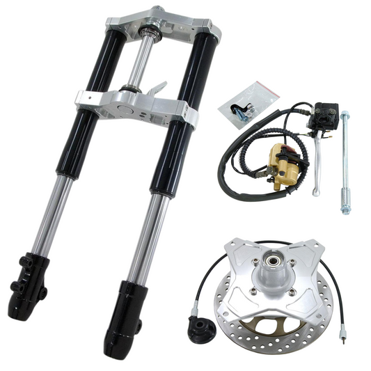 USD 45 mm Ensemble de fourche avant – pour Honda Dax & Répliques noir 