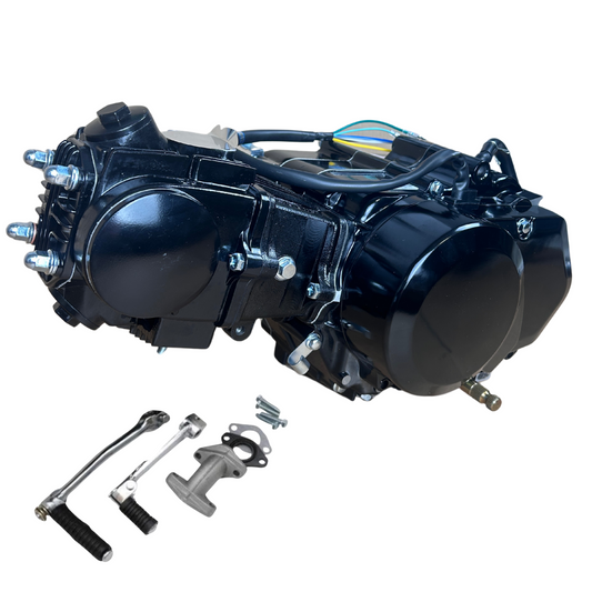 Bloc moteur 50cc noir - Manuel - 4 vitesses kick start. Dax, (49cc) 