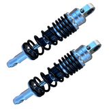 Rear springs / shock absorbers 285mm black with Chrome 