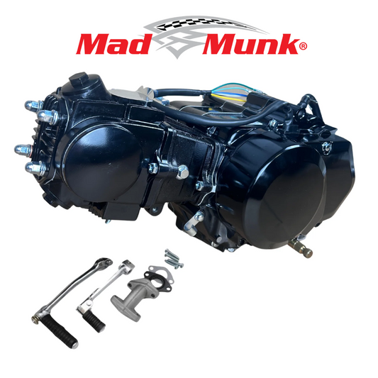 Madmunk 72cc Moteur noir - Manuel - 4 Vitesses démarrage au kick. Dax,. 70cc 