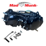 Madmunk 72cc Motorblock schwarz - Manuell - 4 Gänge Kickstart. Dax,. 70cc 