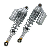 Stoßdämpfer / Hinterfedern 330mm silber- einstellbar 