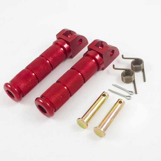 Repose-pieds CNC - 21 mm rouge pour modèles Dax et Monkey 