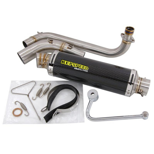 Kepspeed Carbon échappement sous-jacent pour Honda Dax Monkey Chaly et Skyteam 