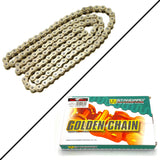 Ketting (420) + Achtertandwiel (4 gaats) + voortandwiel Dax - complete set