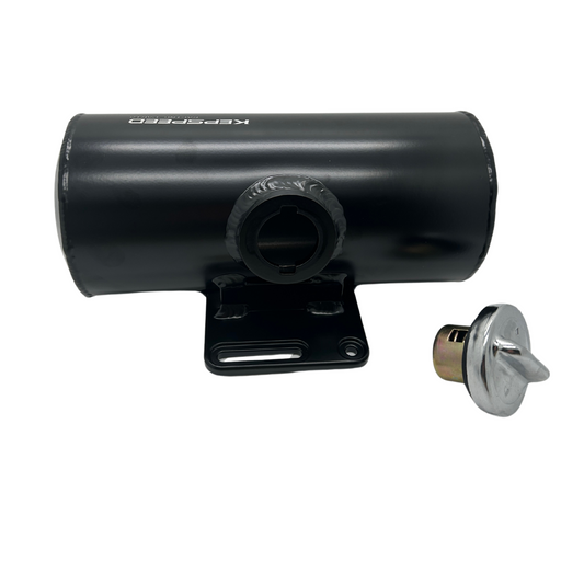 Réservoir latéral Kepspeed réservoir d'essence supplémentaire 1L rond. Côté gauche noir 