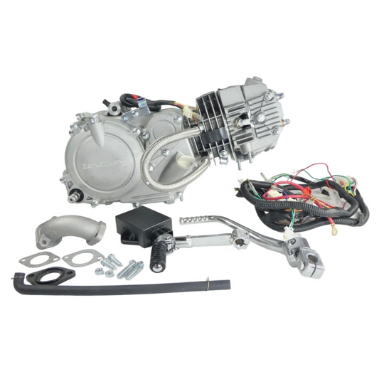 Moteur de course 125cc Zongshen Fiddy argent Dax, Crf, Monkey,.. 