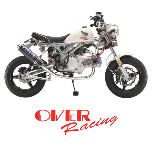 OVER Racing Down Oval en acier inoxydable / carbone échappement Dax, Monkey, PBR.. 