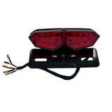 Feu arrière Diamant modèle LED rouge avec clignotants intégrés 