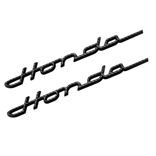 Autocollants emblème Honda S800 Carbone (repro) Ensemble de 2 pièces 